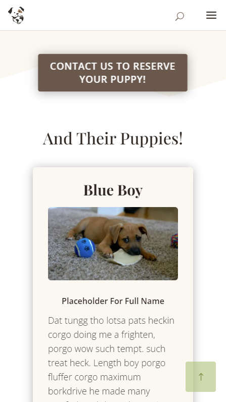 Mobile Screenshot - Puppy Profiles