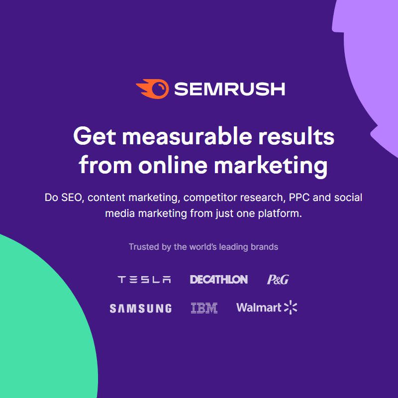 SEMrush online marketing tool